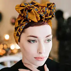 Afripride-African Women's Ankara Printed Headscarf, Floral Headscarf, 90cm * 110cm, A2228006
