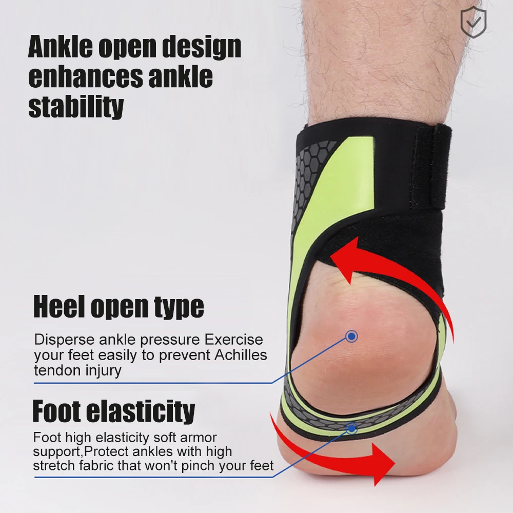1PCS Ankle Brace Elastic Supports For Men Women Plantar Fasciitis Relief Achilles