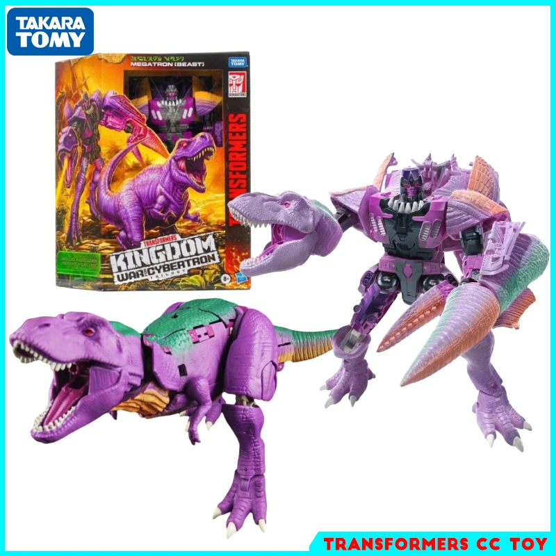 In Magazzino Trasformatori Takara Tomy Kingdom Series Wfc-K10 Megatron (Beast) Action Figure Robot Toy Collection Hobby Collectible