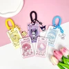 New Cute Cartoon Characters Acrylic Card Holder Kpop Album Bus Card Bank ID Card Protective Display Sleeves Students Bag Pendant 3