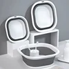 Portable Wash Basins Plastic Folding Basins Dorm Room Essentials  Foldable Bucket Basin Wash Basin Bathroom Kitchen Accessories 1