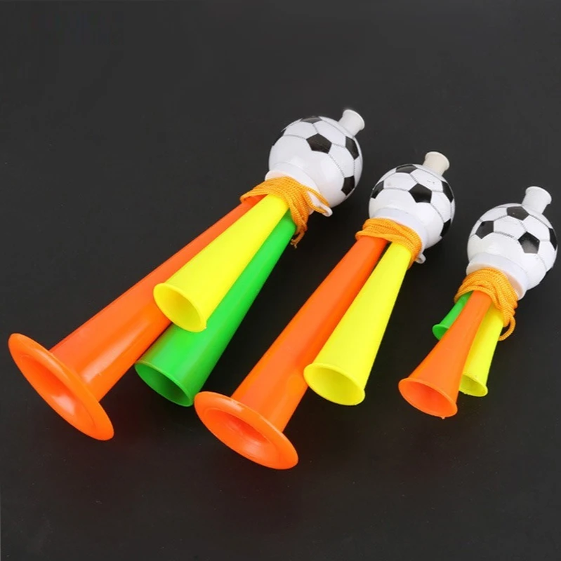 

3pcs Colorful Three Tubes Cheering High-pitched Voice Horns Soccer Football Horn Party Carnival Sports Games Noice Activity