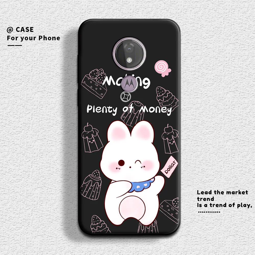 Cute Panda Soft Silicone Shockproof Phone Case - Cartoon Protective Cover for Motorola Moto G7 Power