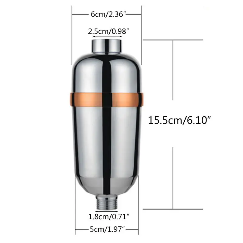 15 Stage Shower Filter Water Softener Hard Water Filter Multi-layer Filtration Drop Shipping