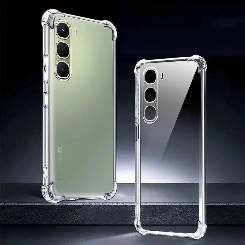 Clear Soft Silicone Back Cover - Transparent Phone Case