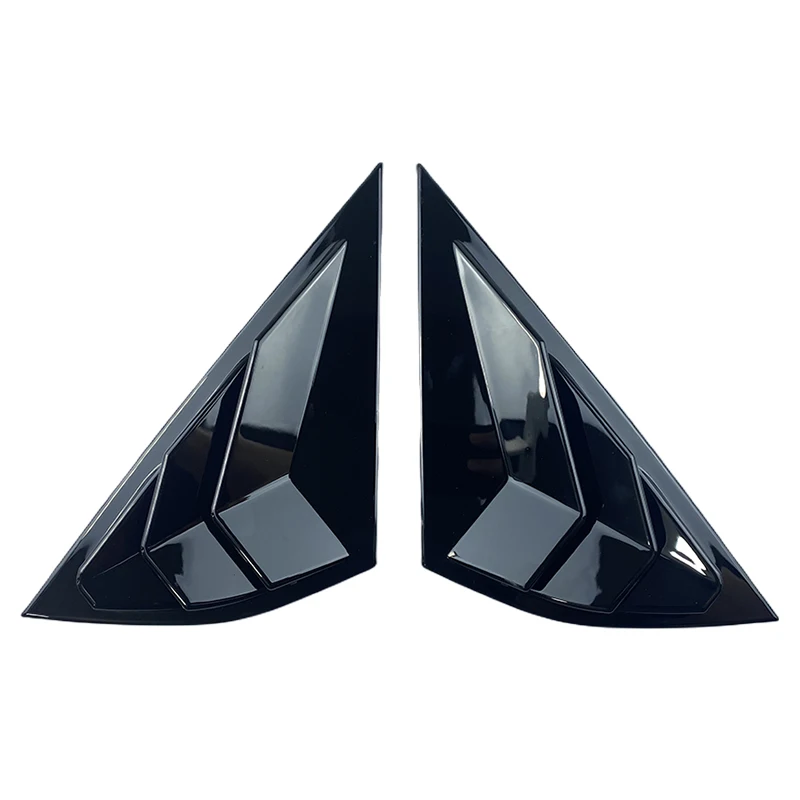 Car Side Window Louver Window Louvers Mustang Mach E Rear Side Window Scoop Visor Cover Accessories ABS