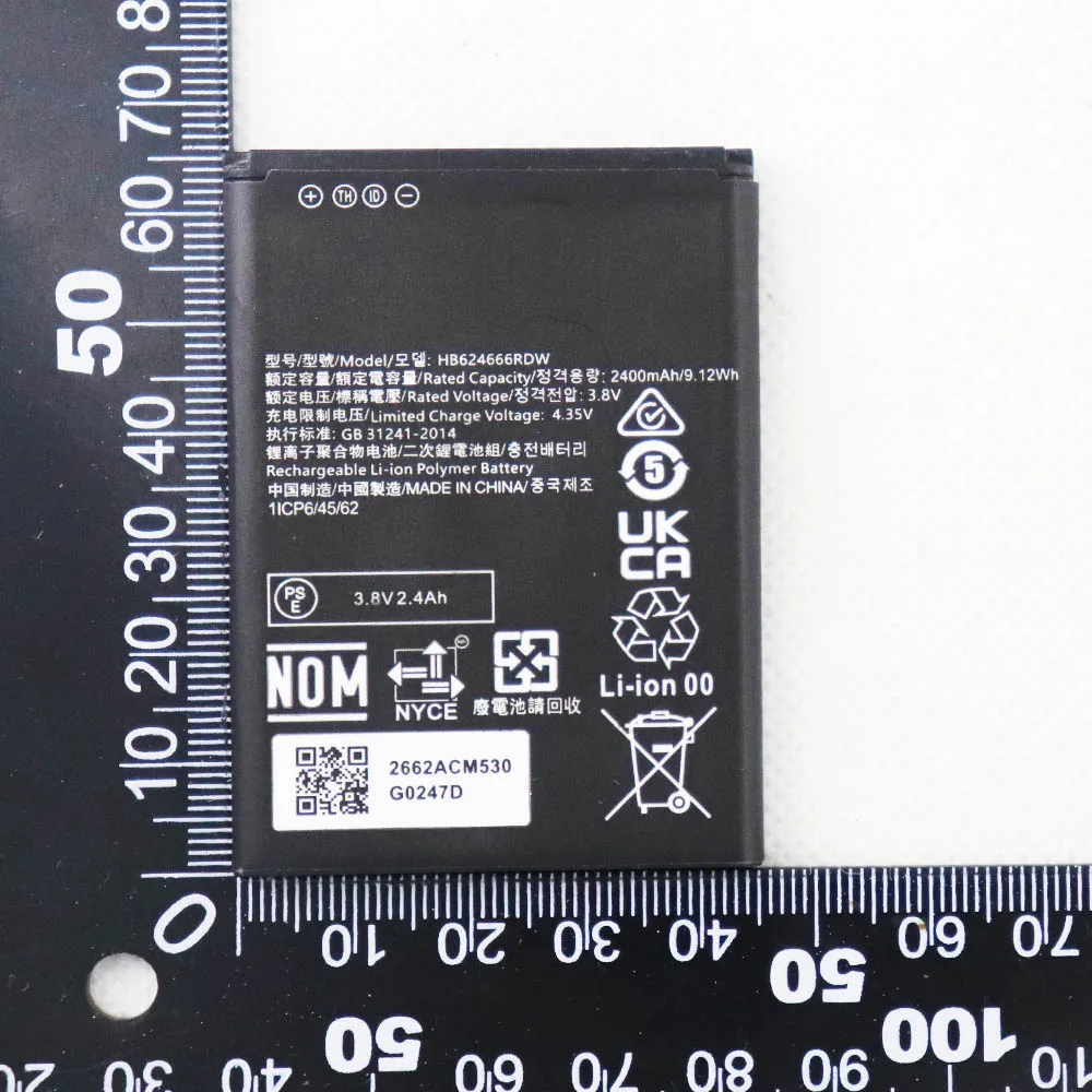 Bateria Hb624666rdw 2400mah para Huawei E5576820 4g Lte Wifi Roteador Modem Hotspot Bateria - Image 5