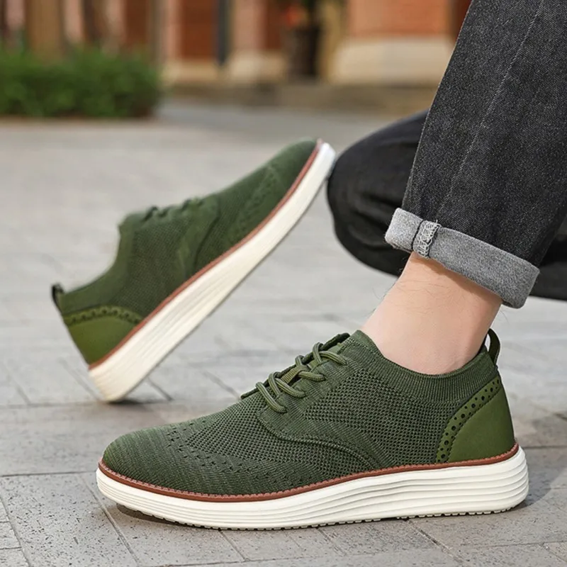 Asgard Men Casual Dress Sneakers Outdoor Comfort Lightweight Leisure Shoes Breathable Mesh Walking Shoes Soft Sole Sports Shoes 3