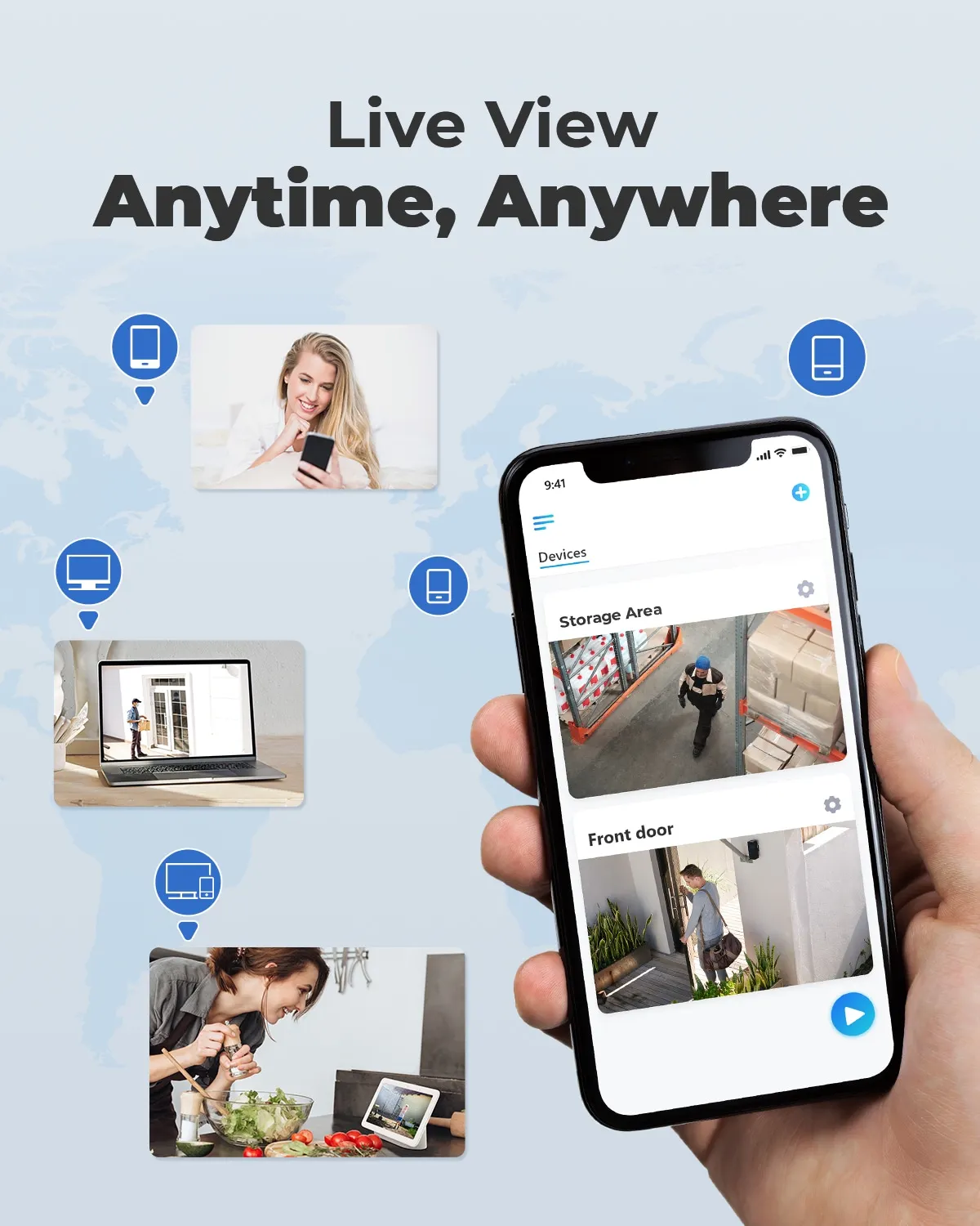Reolink 8CH NVR 4K Security Camera System 8MP PoE IP Cameras 24/7 Recording with 2TB HDD Smart Detection H.265 Video Recorder security camera