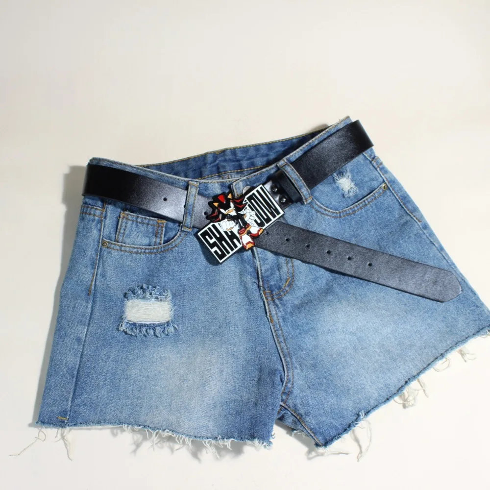 Y2K Schwarzer Street-Style-Gürtel mit Nietenverzierung für Damen, geeignet für einen aufregenden Look – Detail 12