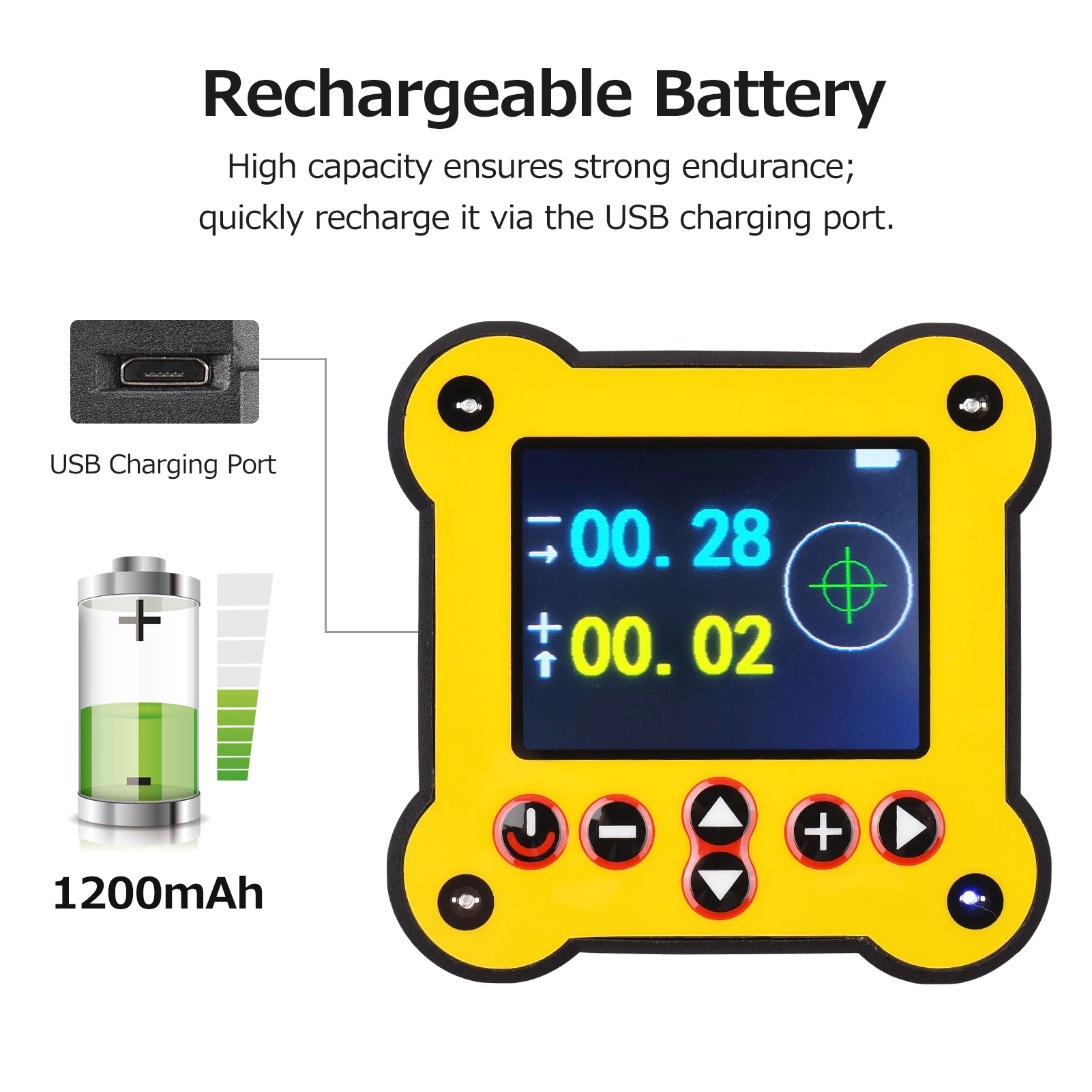 Dual Axis Digital Angle Protractor Inclinometer 0.02&deg; Accuracy Angle Measuring Tool for Woodworking Machinery Construction