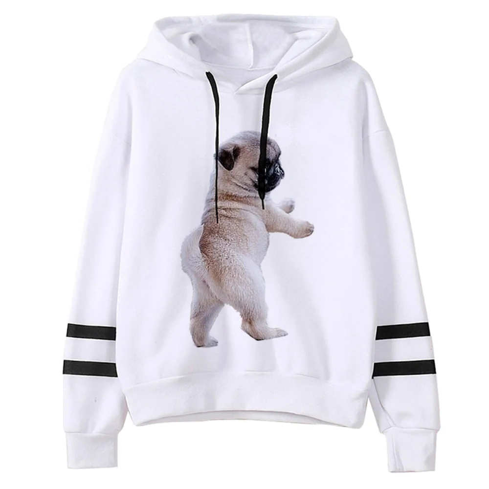 

Pug hoodies women Winter 2023 sweater pulls female aesthetic Hooded Shirt