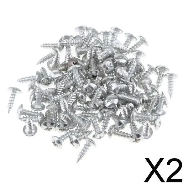 

2x100 шт. болты для обтекателя мотоцикла крепежные зажимы винты