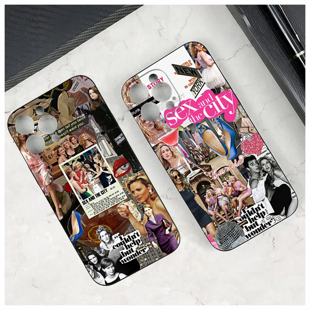 Per Iphone 15 Tv Sex And The City Custodia Per Telefono Per Iphone 12 13 14 Pro Xr Xs Max 14 Plus Se 13 Pro Iphone Cover Nere