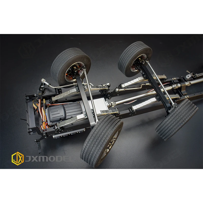 8x4 chassis (specially equipped with JX Rescue Truck 2.0) JXmodel Tamiya tow truck trailer 4