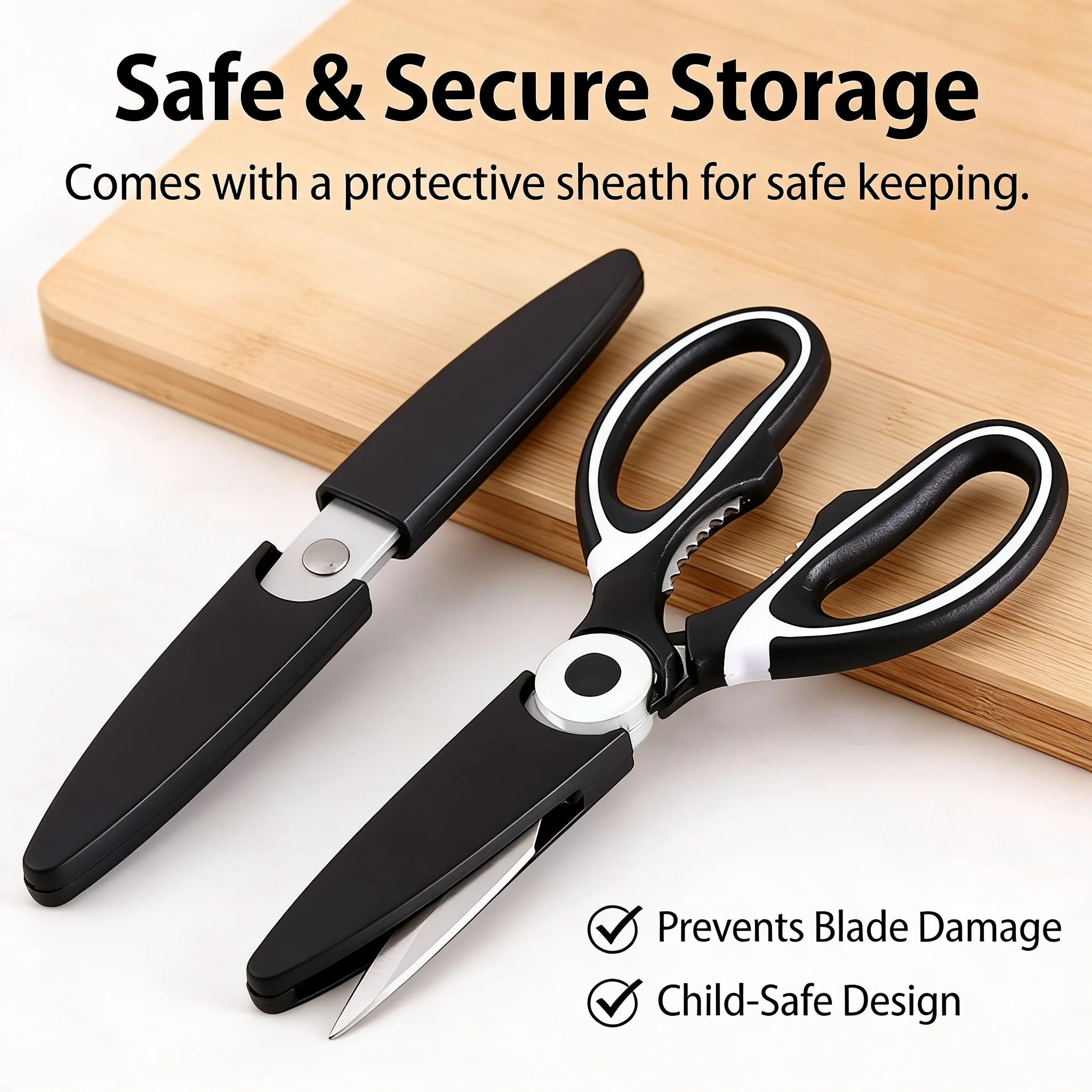 All-in-One Heavy Duty Kitchen Scissors 5
