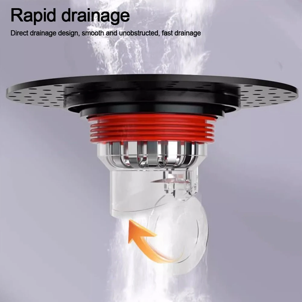 Bathroom Floor Drain Core Shower Floor Strainer Cover Toilet Sewer Anti-Odor Plug ABS Shower Hair Capture Anti-Clogging Drain shower drain plug shower drain floor drain filter shower sink strainer sink drain strainer drain seal plug floor drain strainer basin drain cover floor drainer inner core floor drain