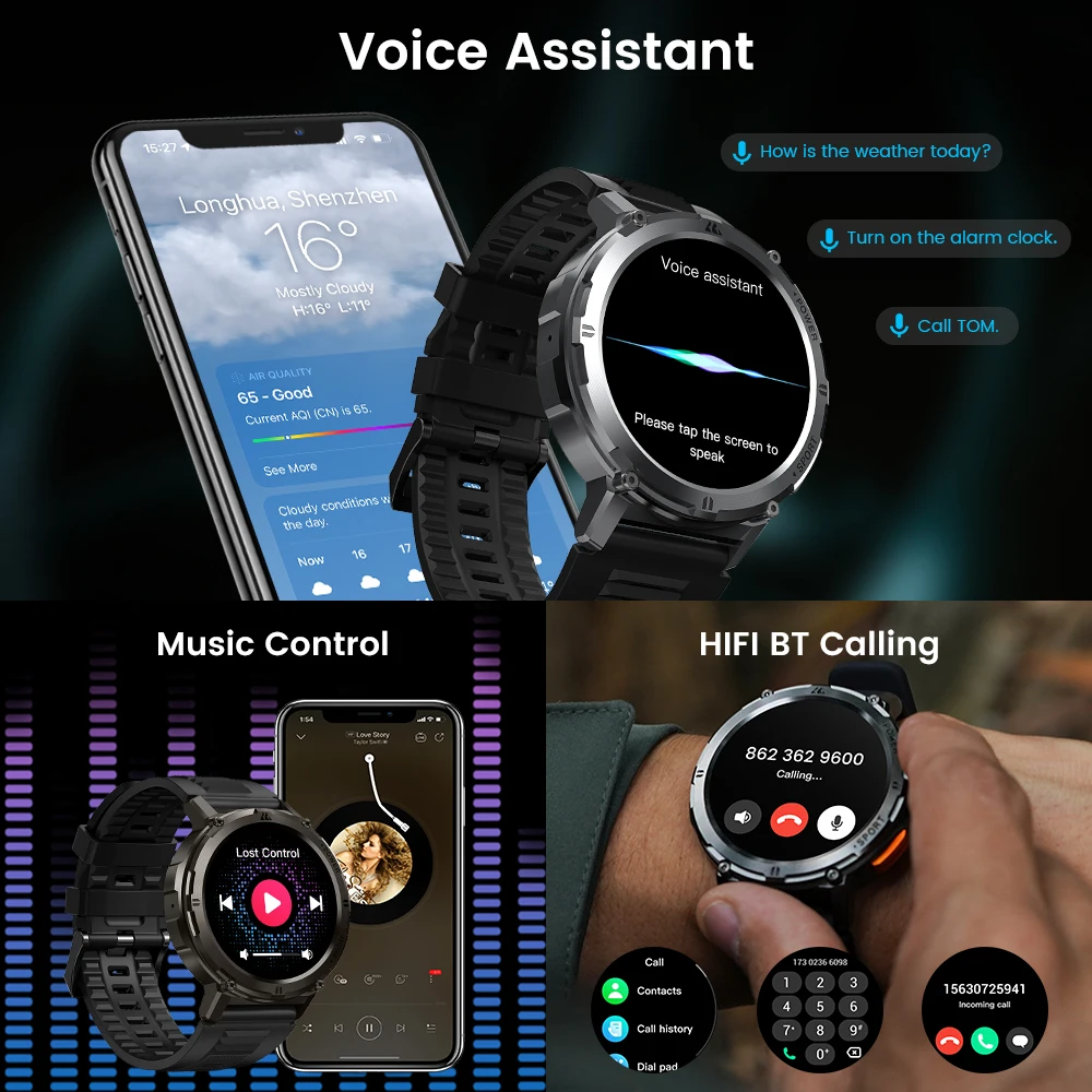 2024  KOSPET ũ T2 Ʈ Ʈ ġ Smartwatch  ƮϽ  ð AMOLED AOD Ʈġ Ʈġ ѱ 2023 Ʈġ ѱ   ðոð 