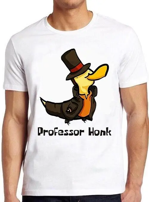Professor Honk Funny Layton Untitled Goose Game Maglietta Regalo Divertente M919