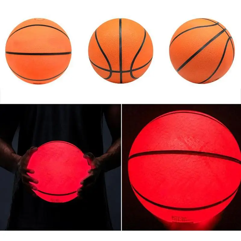 LuminousBasketballLightUpBasketBallReflectiveGlowingBasketBallLuminousForNightGame
