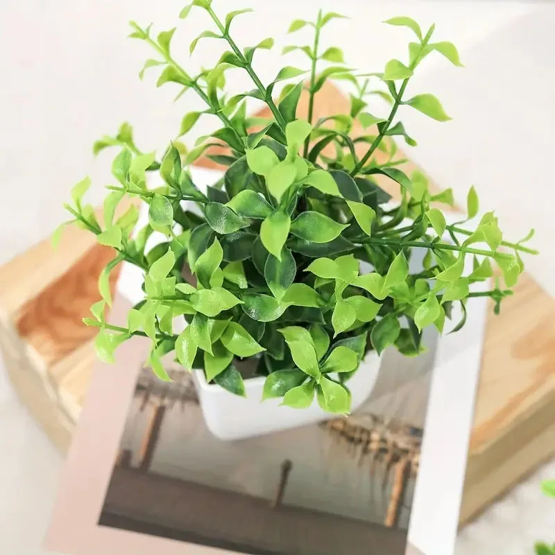 Artificial Bonsai Green Faux Plant for Indoor and Outdoor Home Décor
