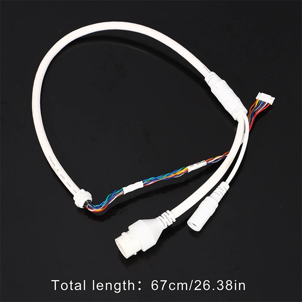 Hikvision Ip 카메라 호환용 2개 이더넷 Lan 케이블 Poe RJ45 네트워크 케이블 10핀 10코어 2개