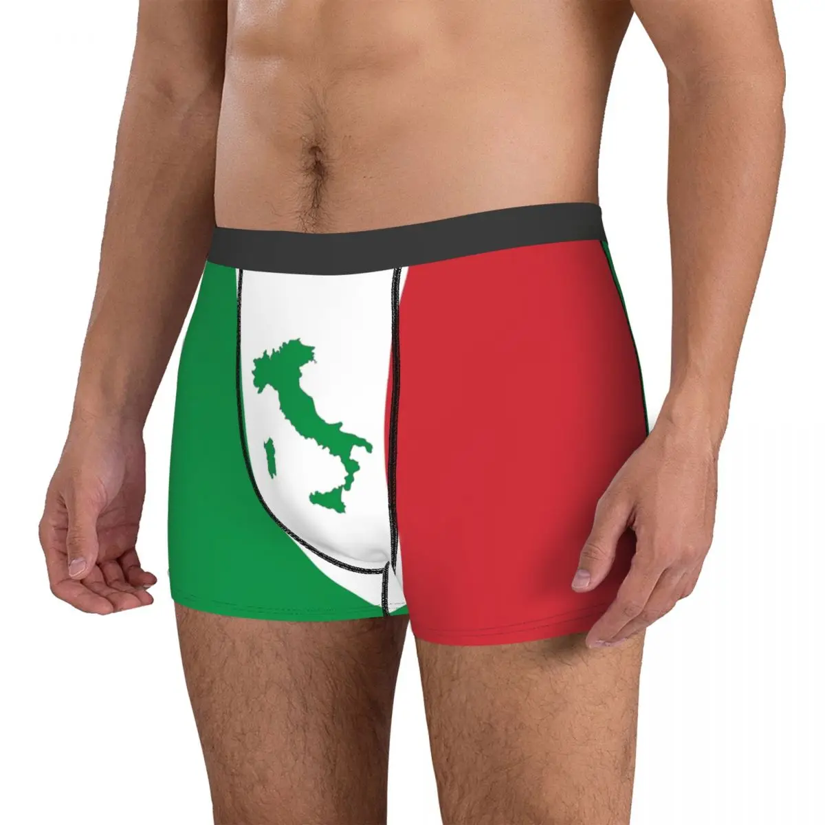 Men Italy Boxer Briefs Shorts Panties Soft Underwear Italian Flag Male  Funny Underpants - AliExpress