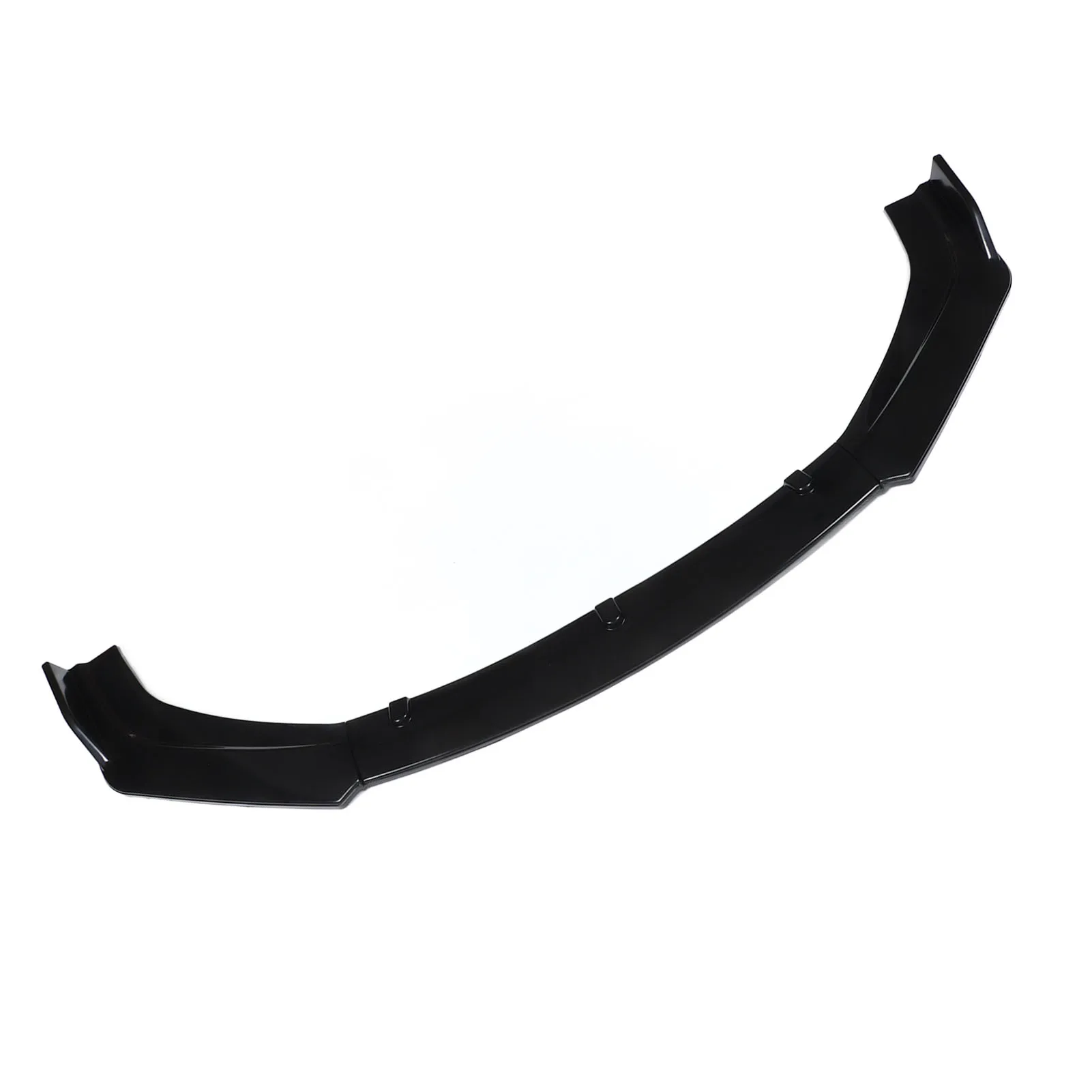 Gloss Black High-Toughness Front Bumper Lip Spoiler - Anti-Collision Car Accessory