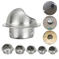 Stainless Steel Wall Ceiling Air Vent Ducting Ventilation Exhaust Grille Cover Outlet Heating Cooling & Vents Cap Waterproof