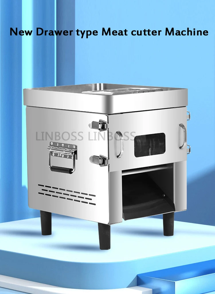 Description Picture 3 of itemAutomatic Electric Meat Cutter Machine Meat Slicer Meat Grinder Slicer Block Meat Slicing Machine