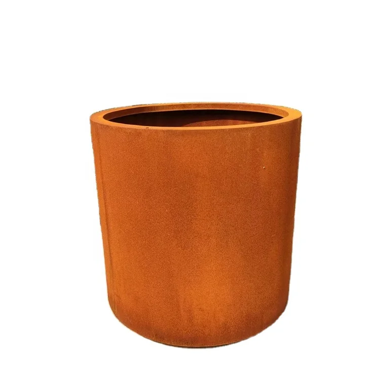 Corten Steel Serenity Planter 1