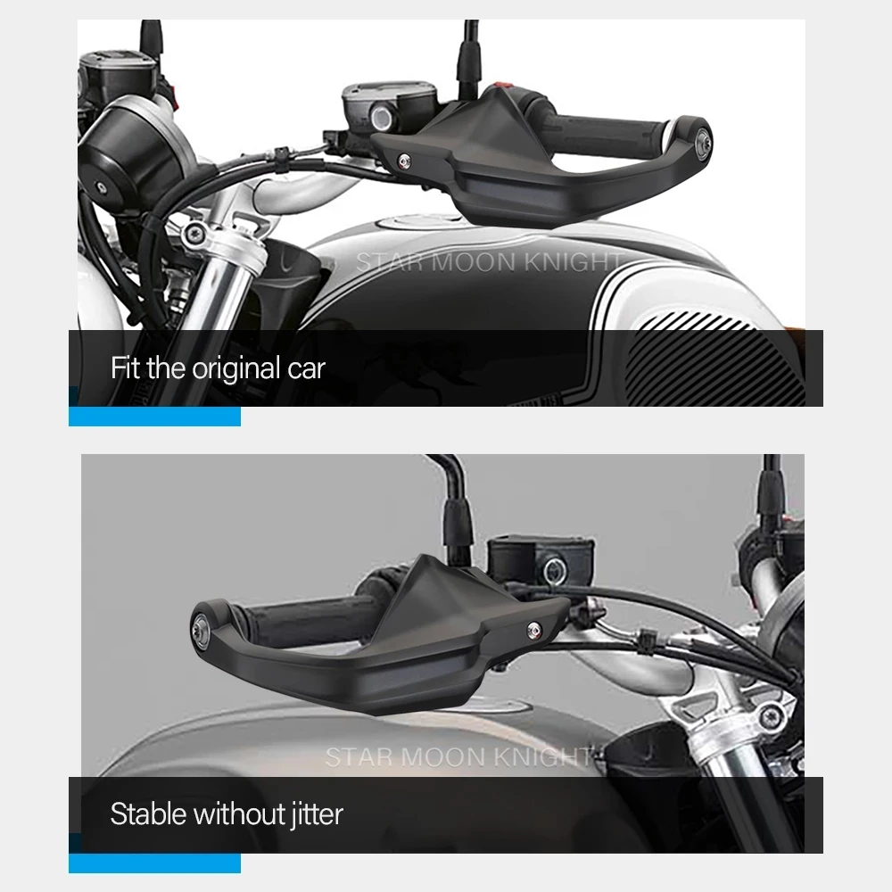 Parabrezza Paramani Per BMW R Nine T, Scrambler E Urban G/S 2017-2020 | Protezione Aria E Sporco In Plastica Acrilica Antiurto, Montaggio Facile, Colore A Scelta