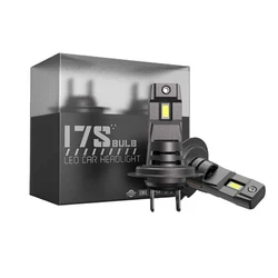 Ultra - Bright LED Headlight Bulbs - Plug & Play, 60W Mini Wireless, 6000K White, 20,000 Lumens, 12V Auto Lighting - H7 (One pair)