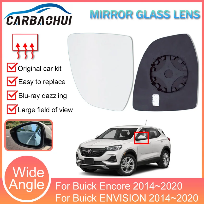 

Outer Rearview Mirror Glass Lens Side Wing Back Up Mirror Lens For Buick Encore ENVISION 2014~2015 2016 2017 2018 2019 2020