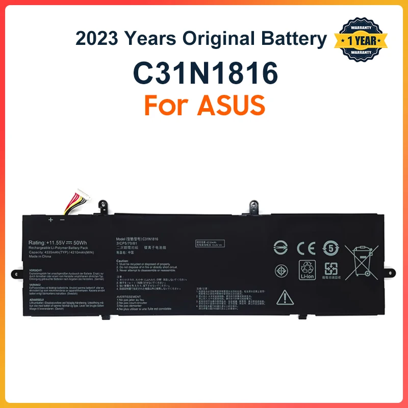 Battery baterai Laptop untuk ASUS ZenBook Flip 13 UX362 UX362F