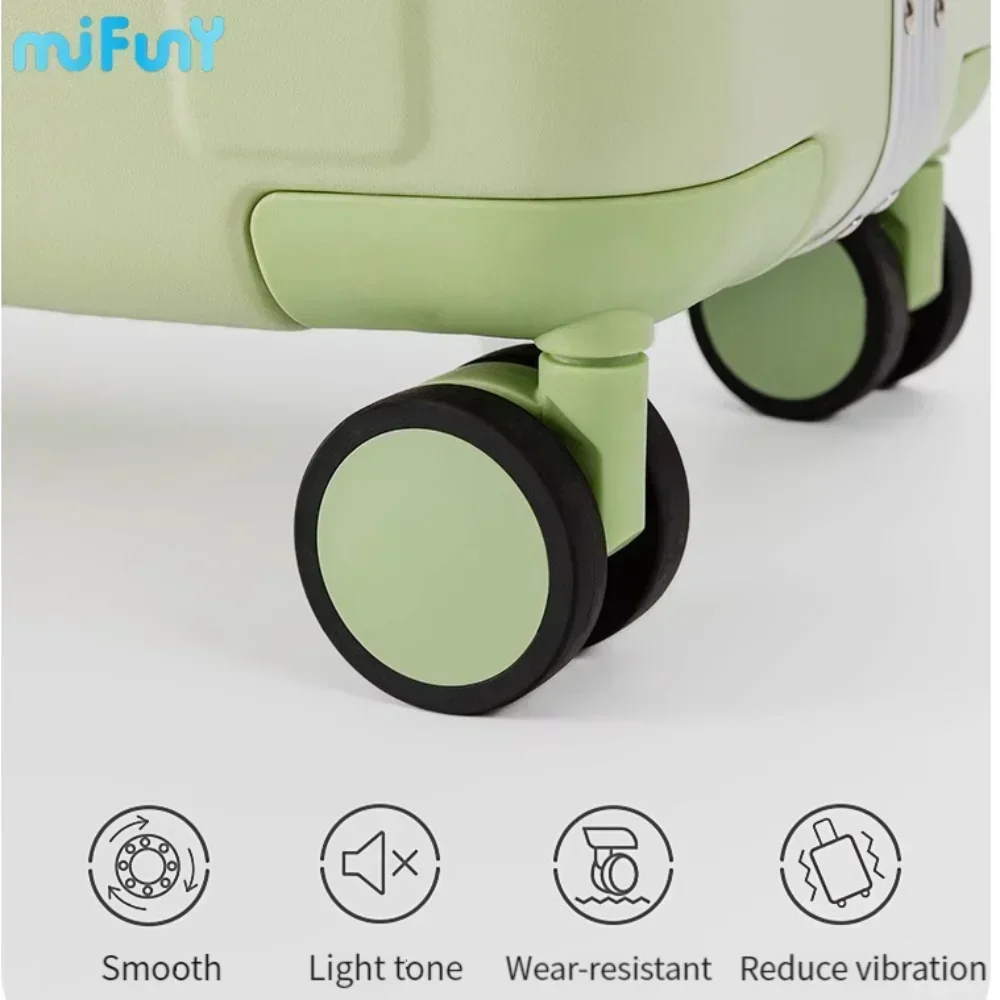MIFUNY Aluminum Frame Rolling Luggage 20 inch Suitcase Trolley Box Small Lightweight Carrying Case Multi-functional Password Box