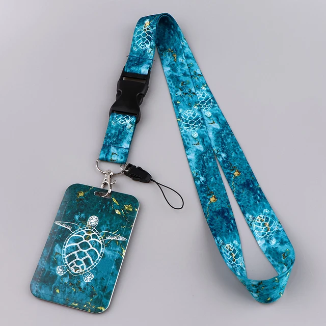 Sea Turtle Lanyard Keychain Strap 1