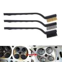 1pc 7" Stainless Steel Copper Nylon Wire Brush Rust Scrub Remove Cleaning Tools Ndustrial Metal Rust Polishing Burring Tools 2