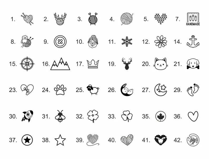 Description Picture 4 of item30pcs Custom sewing accessories labels Handmade leather tags for clothes knitting Personalized rectangle Garment label with logo