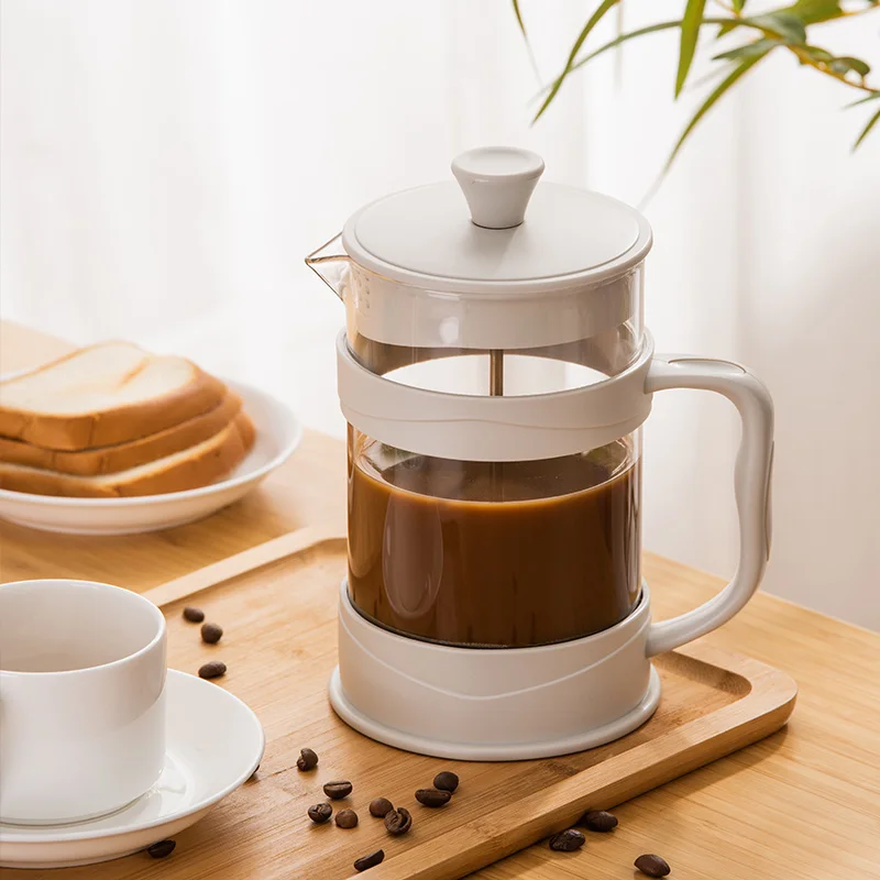 GIANXI Hand Press Coffee Maker Home Brewing Coffee Press Tea Filter Machine Hand Pot Multi-function Filter