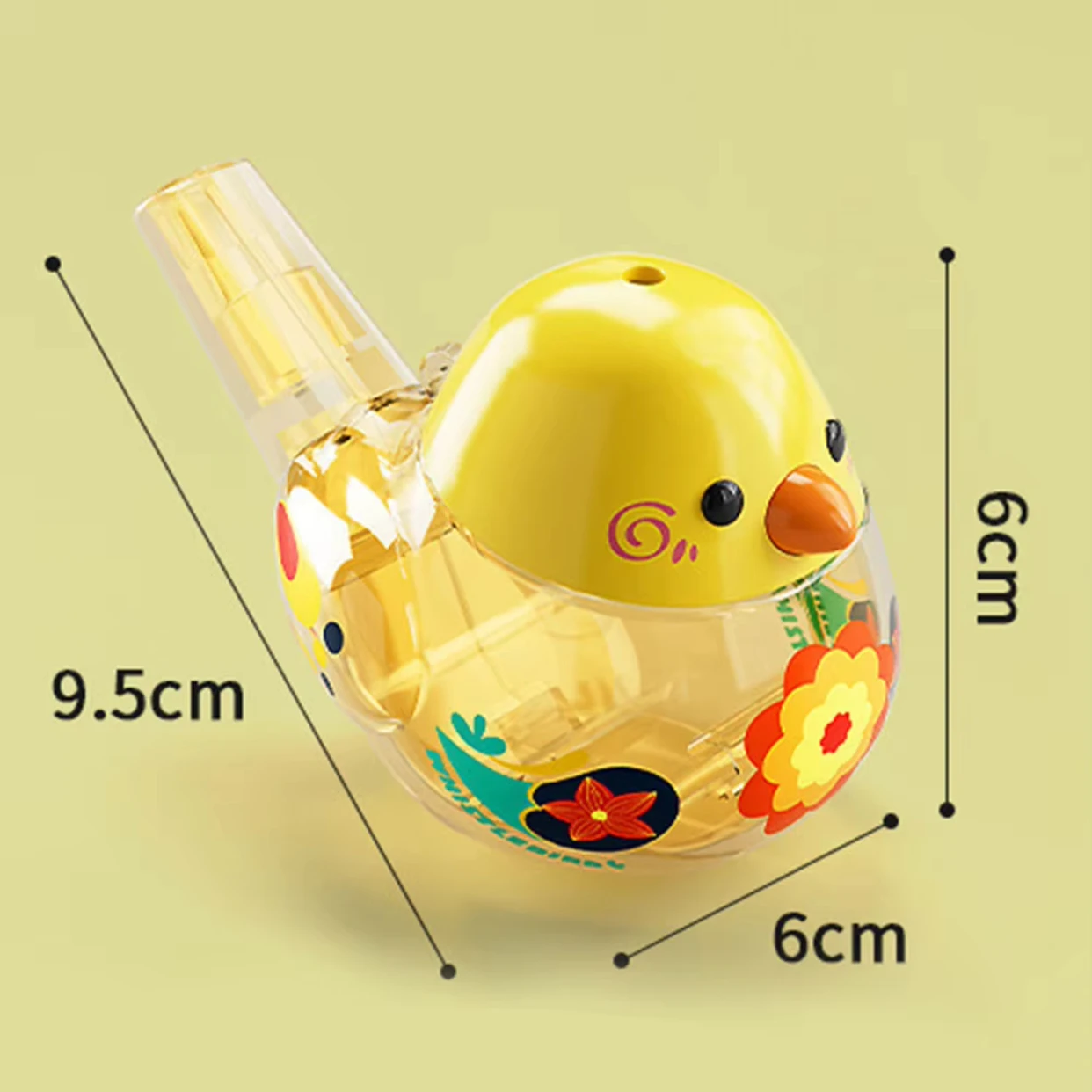 Bird Water Whistle ABS Material Colorful Pipe Toy for Kids
