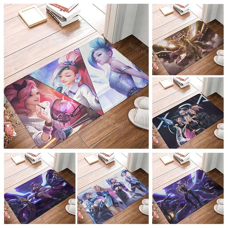 

Противоскользящий коврик для ванной комнаты, маленький коврик для душа, домашний декоративный дверной коврик, коврики для кухни, спальни, входа в комнату, аниме, абстрактный мультяшный