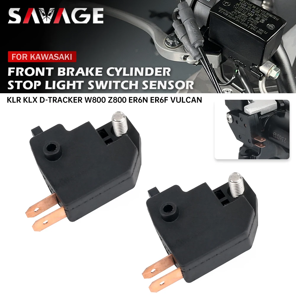 

For Kawasaki KLX 250 KLR D-Tracker 125 Eliminator Vulcan 1500 W800 ER6N ER6F Z300 Front Brake Cylinder Stop Light Switch Sensor