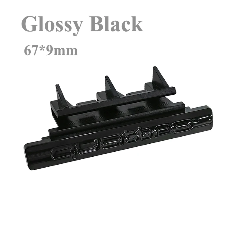 3d ABS Quattro Emblem Front Grill Abzeichen Audi Q5