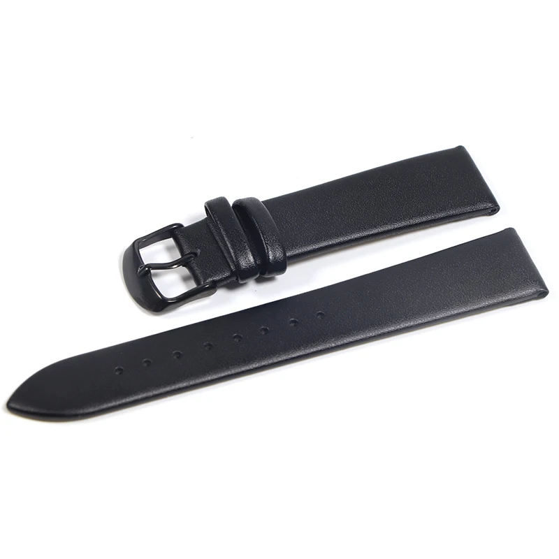 Premium Genuine Leather Ultra-Thin Watch Strap – Soft Cowhide Band