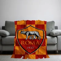 Football club A-Associazion R-Roma Blanket Skin friendly comfort warm plush blanket suitable sofa living room office bedroom 2