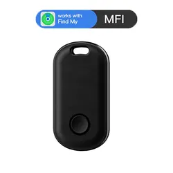 Smart Bluetooth GPS Tracker & Anti - Loss Device with Apple Find My Integration (Black)