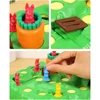 Board Games Multiplayer Bunny Rabbit Cross Country Game Interaction Toy For Children Radish Board Game For Christmas 2