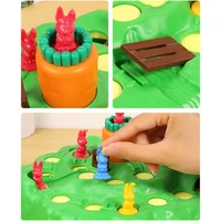 Board Games Multiplayer Bunny Rabbit Cross Country Game Interaction Toy For Children Radish Board Game For Christmas 2