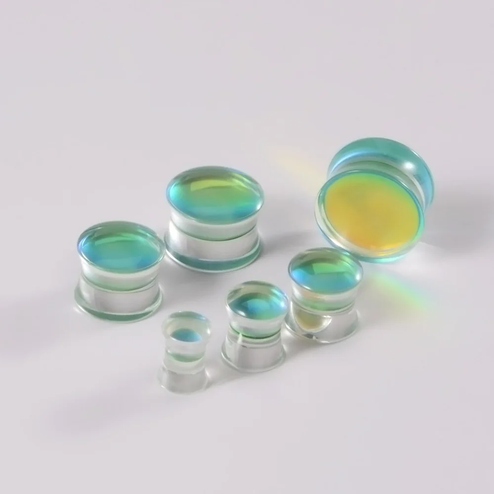 

Miqiao 1 Pair Flash Ear Plugs Gauges Earrings for Woman Men Ear Plug Flesh Tunnel Piercing Expander Body Piercing Jewelry